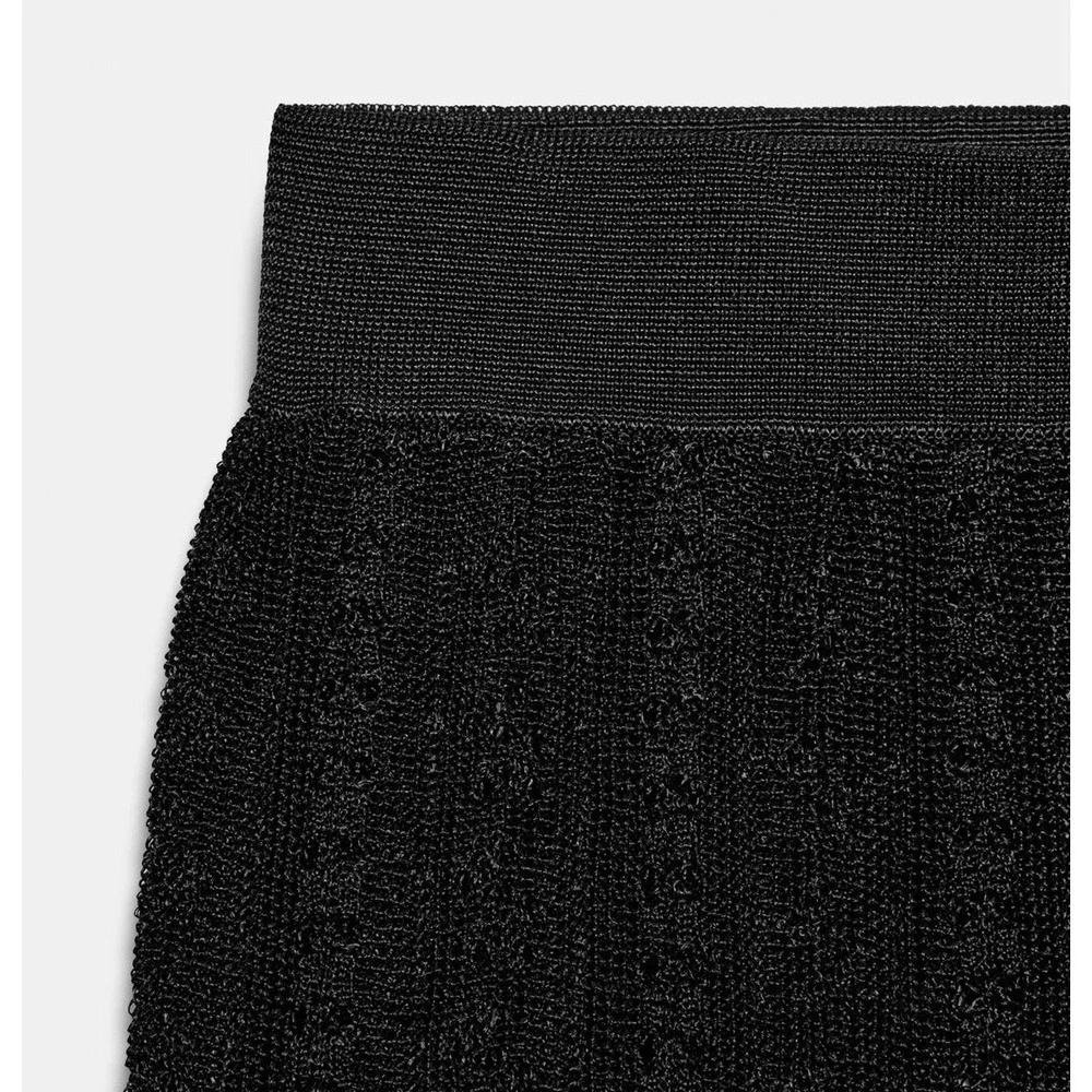 NWT Zara Pointelle Knit Set top S pans M